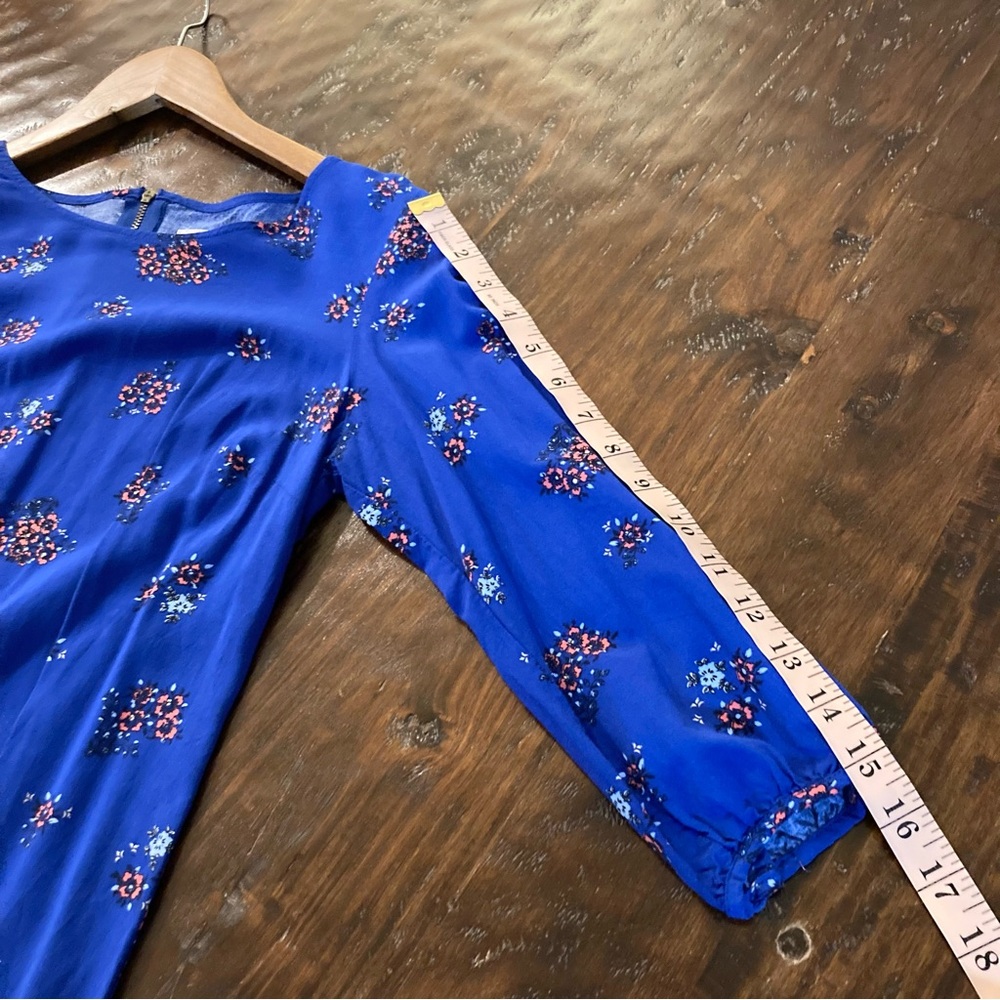 Blue Floral Mini Dress Old Navy Size XS - Picture 6 of 7